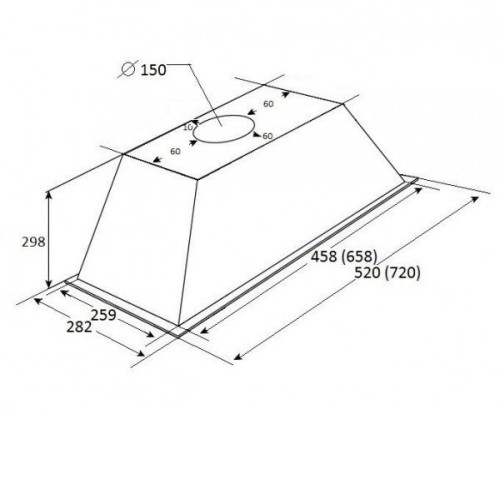 Вытяжка KUPPERSBERG INLINEA 52 B