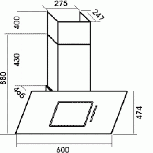Вытяжка MBS CAMELLIA 160 WHITE