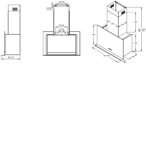 Вытяжка KORTING KHC 65330 GN