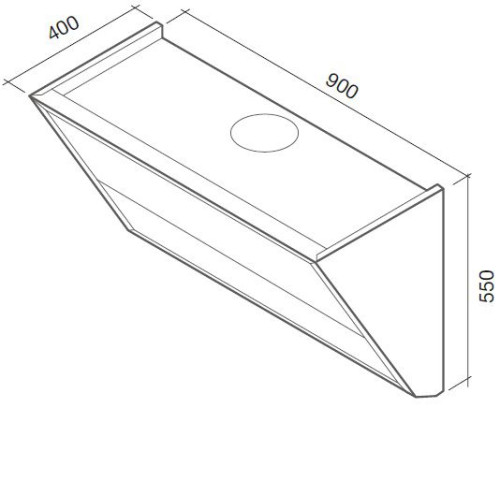 Вытяжка FALMEC gleam parete 800 90 wh