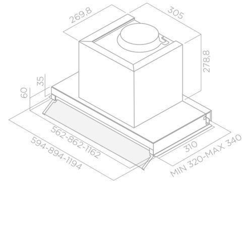Вытяжка Elica BOXIN PLUS IXGL/A/60 (PRF0097795A)