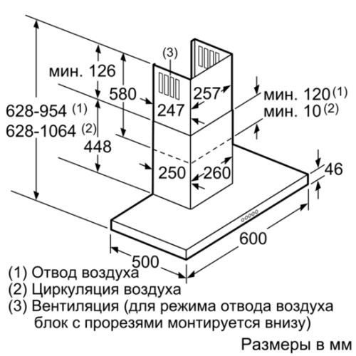 Вытяжка SIEMENS LF98BIT50
