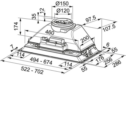 Вытяжка FRANKE FBI 525 XS