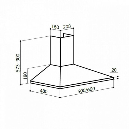 Вытяжка LEX BASIC 500 INOX