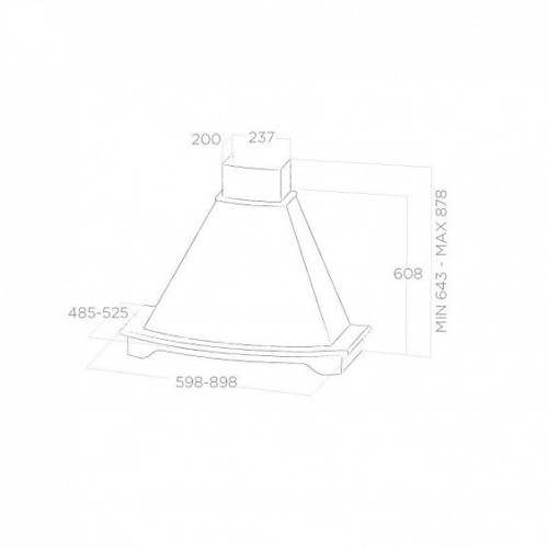 Вытяжка ELICA CORALINE WH/A/60 FRASSINO (PRF0157824)