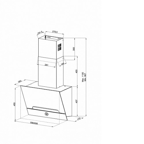 Вытяжка KUPPERSBERG F 690 W