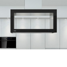 Вытяжка PANDO I-960/100 INOX - CRISTAL NEGRO BRILLANTE V.1250 ECO SEC