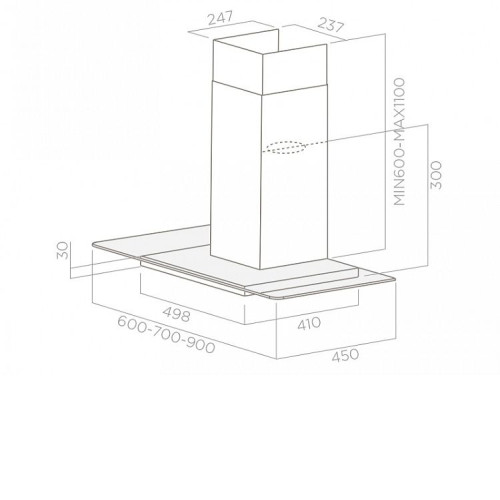 Вытяжка ELICA FLAT GLASS PLUS IX/A/90
