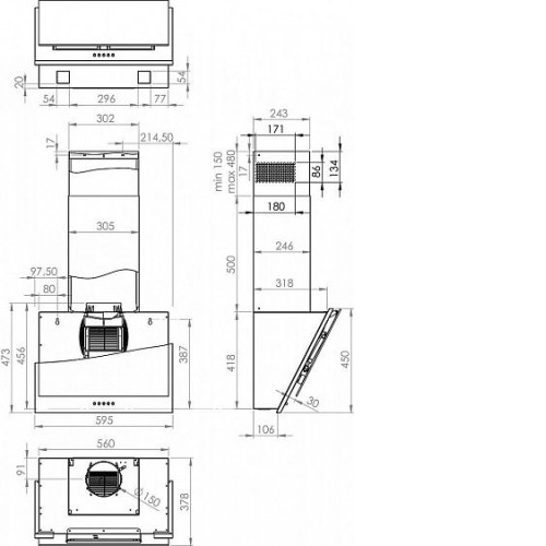 Каминная вытяжка Gorenje WHI6SYB