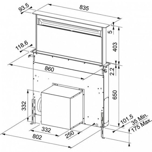 Вытяжка Franke FS DW 866 XS BK черный