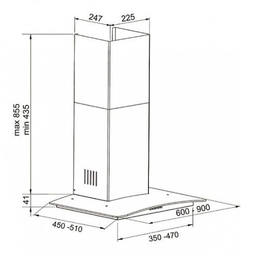 Вытяжка SCHAUB LORENZ SLD DE6704