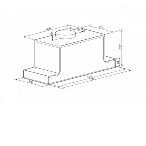 Вытяжка GRAUDE LB 75.1 W