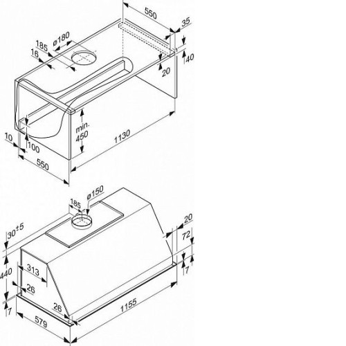 Вытяжка MIELE DAR1155