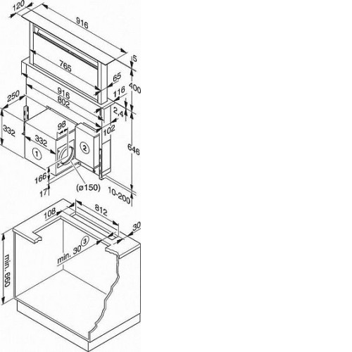 Вытяжка MIELE DA6890 сталь