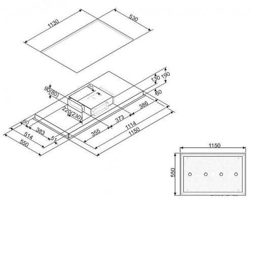 Вытяжка SMEG KSC120B