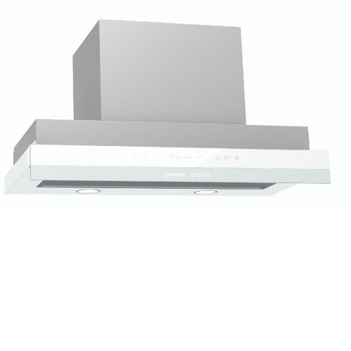 Встраиваемая вытяжка Gorenje BHP 643 ORAW белый/белое стекло