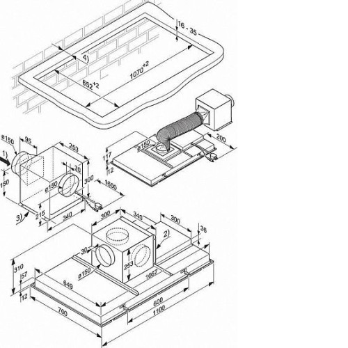 Вытяжка MIELE DA2906 сталь