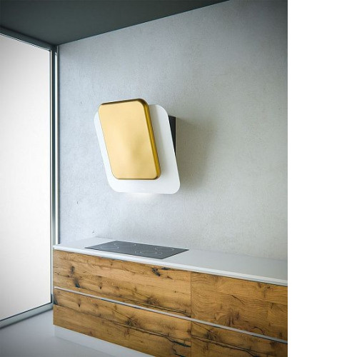 Вытяжка SIRIUS SLTC103 SQUARES white/gold