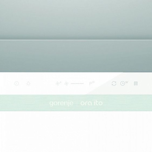 Встраиваемая вытяжка Gorenje BHP 643 ORAW белый/белое стекло