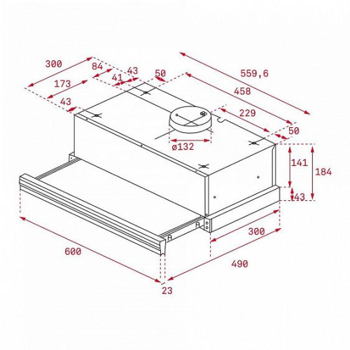 Вытяжка TEKA CNL 6400 WH белая(40436801)
