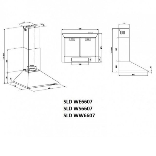 Вытяжка SCHAUB LORENZ SLD WS6607