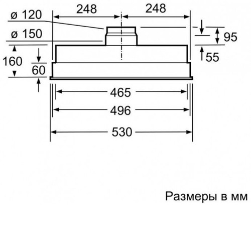 Вытяжка BOSCH DHL555BL