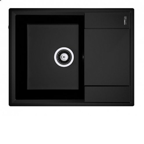 Кухонная мойка FLORTEK Консул 640 черный (23.020.C0640.102)