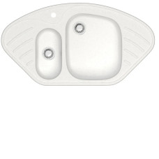 Кухонная мойка ZETT lab 23/Q1 белый лед T023Q001 Кухонная мойка ZETT lab 23/Q1 белый лед T023Q001