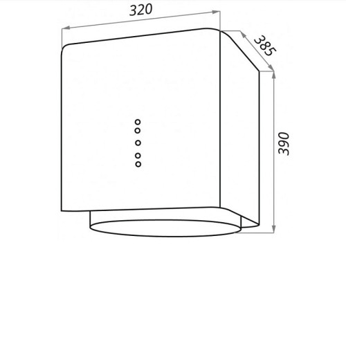 Вытяжка MAUNFELD BOX FLASH 32 белый