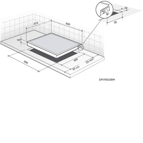 Варочная поверхность DE DIETRICH DPI7602BM