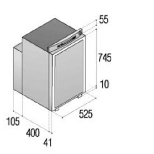 Автохолодильник VITRIFRIGO VTR5105 TOP