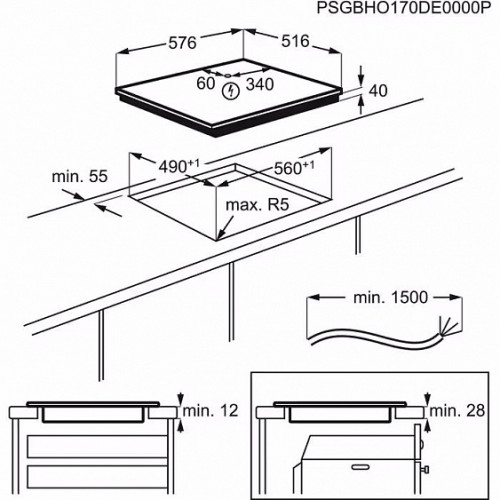 Варочная поверхность AEG HK624000XB