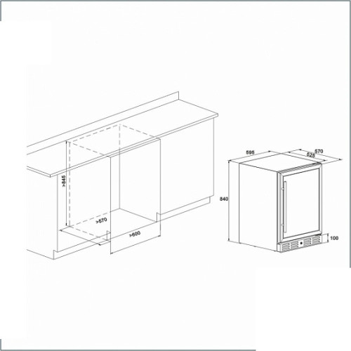 Винный шкаф MEYVEL MV46-KST2