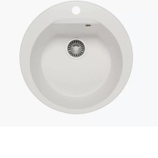 Кухонная мойка POLYGRAN Atol-520 №36 белый хлопок