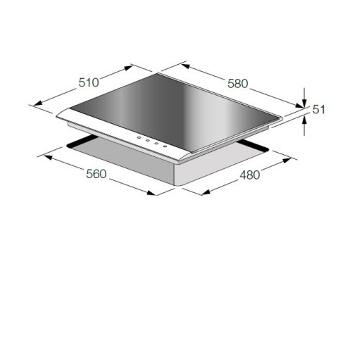 Варочная панель FULGOR QLH 604 G WK WH
