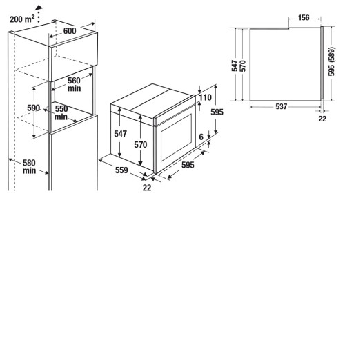 Духовой шкаф KUPPERSBUSCH BP 6550.0 W4