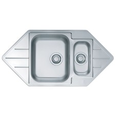 Кухонная мойка ALVEUS Line 40 NAT-90 1065674 (в комплекте с сифоном 1130555)