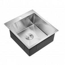 Кухонная мойка MILACIO Denia 46 Steel MC.77470 нержавеющая сталь