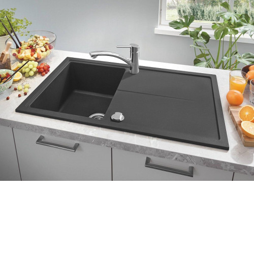 Кухонная мойка GROHE K400 черный гранит 31640AP0