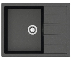 Кухонная мойка ZETT lab 151/Q4 черный T151Q004
