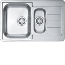 Кухонная мойка ALVEUS Maxim 70 SAT-90 1089614 (в комплекте с сифоном 1130555)