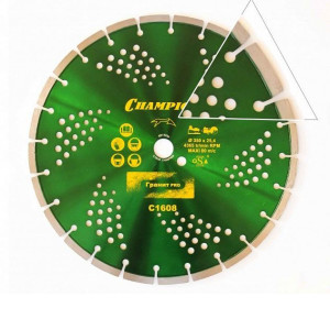 Диск алмазный CHAMPION pro 350/25,4/10 laser granitek