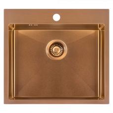 Кухонная мойка ZORG ZRN 5055 Nano PVD Gold Rosy