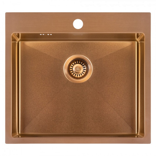 Кухонная мойка ZORG ZRN 5055 Nano PVD Gold Rosy