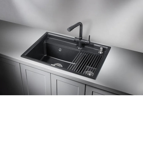 Кухонная мойка GRANULA KS-7302 чёрный