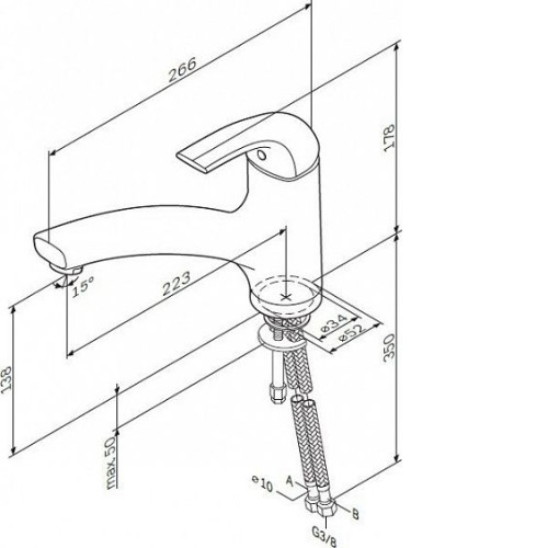 Смеситель AM.PM Sense F7500032 хром