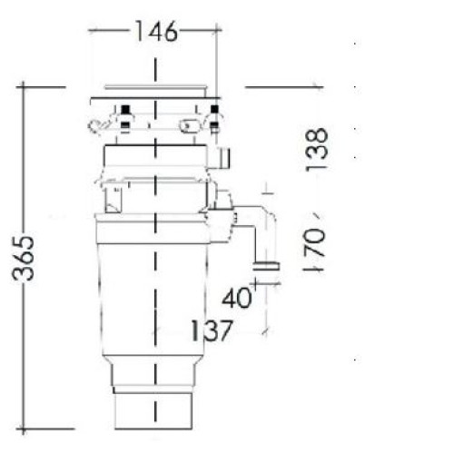 Измельчитель пищевых отходов KUPPERSBERG WSS 750 V
