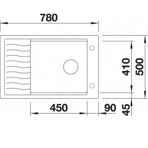 Мойка BLANCO ELON XL 6S SILGRANIT белый (524838)