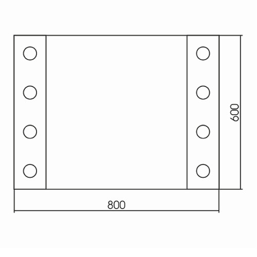 Зеркало GROSSMAN STYLE 800х600 мм 780601