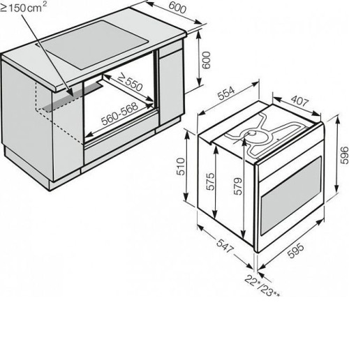 Духовой шкаф MIELE h 5681 bp bk